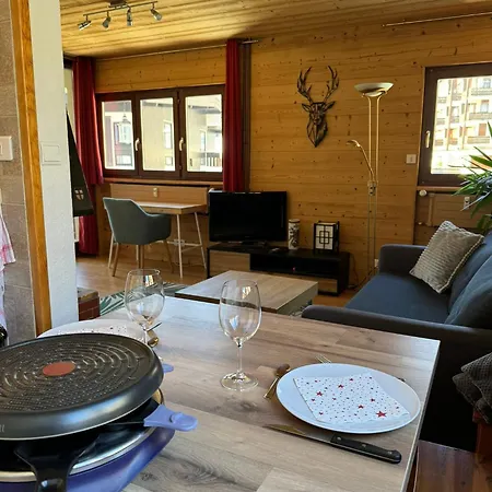 Appartement T2 Ambiance Chalet Centre Village Proche Des Commerces Et Des Pistes Wifi La Clusaz Exterior photo