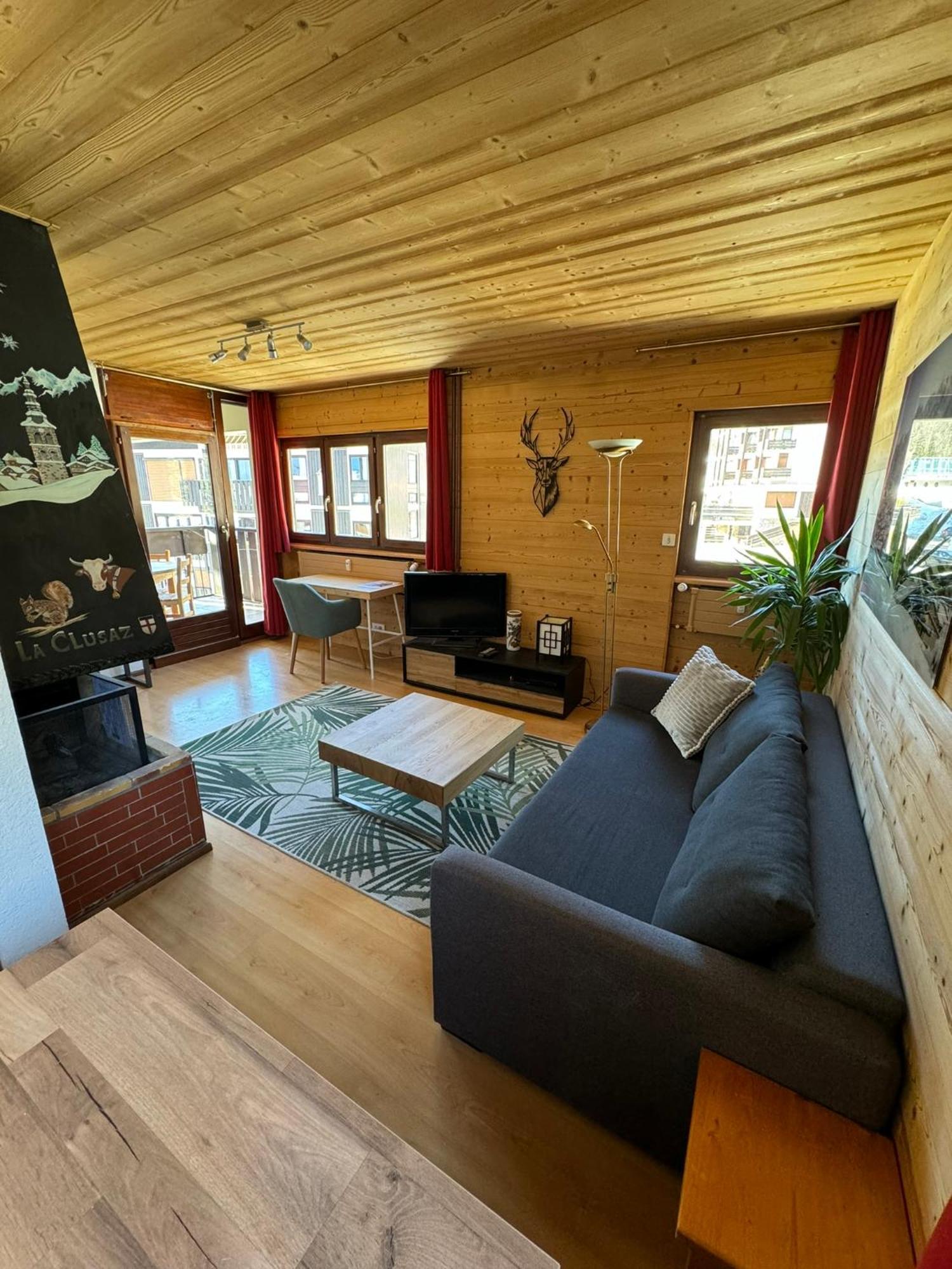 T2 Ambiance Centre Village Proche Des Commerces Et Des Pistes Wifi * La Clusaz